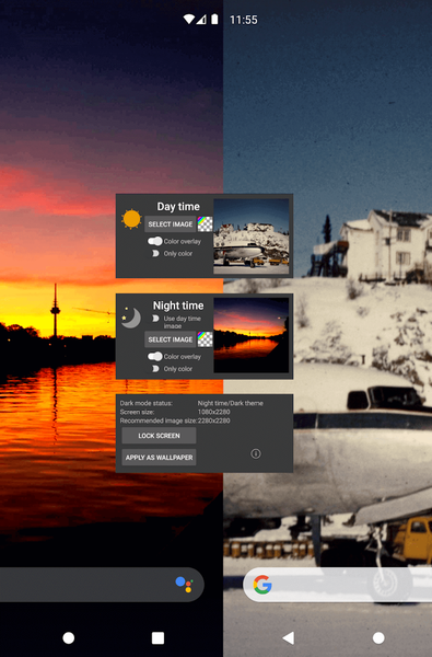 Dark Mode Live Wallpaper - Image screenshot of android app