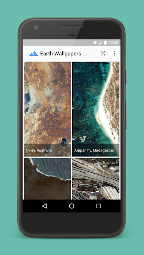 Earth Wallpapers -  Satellite imagery from Google - عکس برنامه موبایلی اندروید