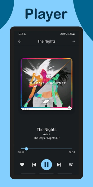 Zen Music Player: MP۳ Player - عکس برنامه موبایلی اندروید