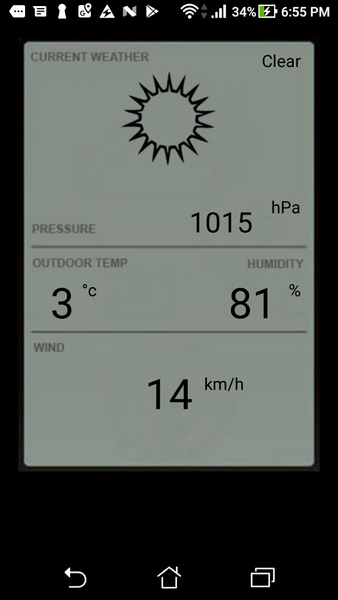 Weather Station FREE - Image screenshot of android app