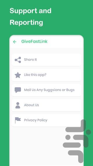 GiveFastLink دانلود ویدیو و استاتوس - عکس برنامه موبایلی اندروید