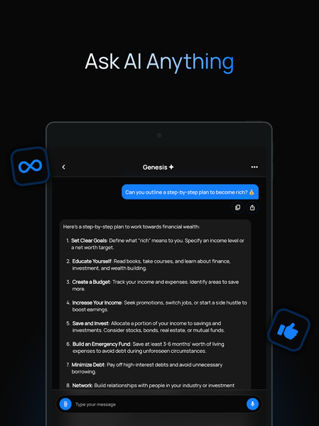 Genesis: Chatbot Assistant AI - عکس برنامه موبایلی اندروید