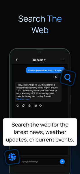 Genesis: Chatbot Assistant AI - عکس برنامه موبایلی اندروید