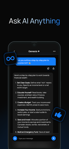 Genesis: Chatbot Assistant AI - عکس برنامه موبایلی اندروید