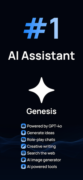 Genesis: Chatbot Assistant AI - عکس برنامه موبایلی اندروید