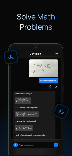 Genesis: Chatbot Assistant AI - عکس برنامه موبایلی اندروید