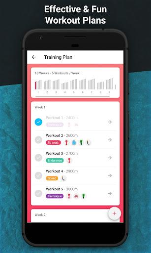 Swim Coach - Swimming Workouts - عکس برنامه موبایلی اندروید