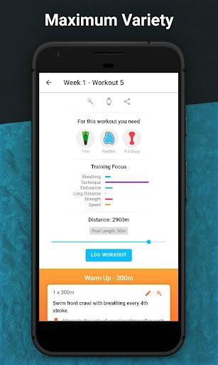 Swim Coach - Swimming Workouts - عکس برنامه موبایلی اندروید