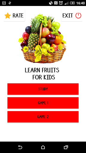 English For Kids - Fruits - عکس برنامه موبایلی اندروید