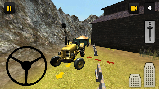Classic Tractor 3D: Wheat - Gameplay image of android game