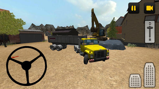 Construction Truck 3D: Asphalt - Gameplay image of android game