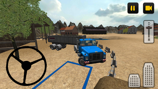 Construction Truck ۳D: Sand - عکس بازی موبایلی اندروید