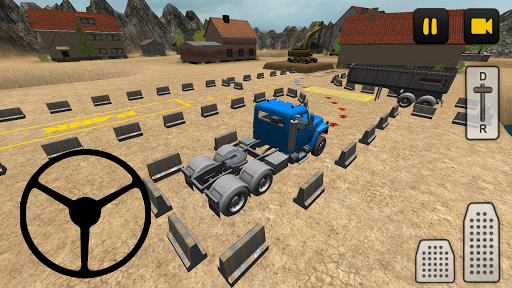 Construction Truck ۳D: Sand - عکس بازی موبایلی اندروید