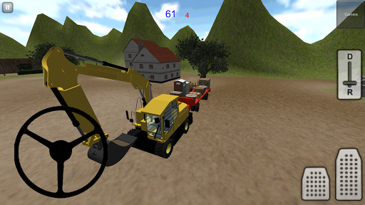 Excavator Simulator 3D: Road - Gameplay image of android game