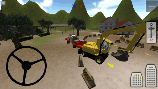 Excavator Simulator 3D: Road - Gameplay image of android game