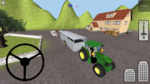 Farm Cattle Transporter 3D - Gameplay image of android game