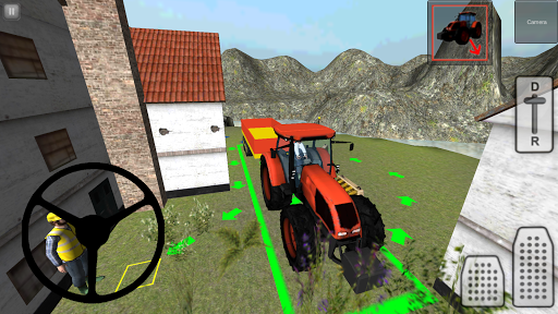 Farming ۳D: Tractor Driving - عکس بازی موبایلی اندروید