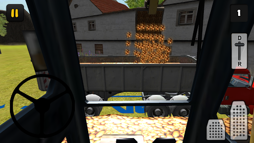 Farm Truck 3D: Potatoes - Gameplay image of android game