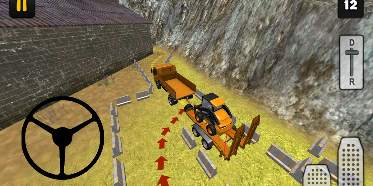 Landscaper 3D: Skid Steer Tran - Gameplay image of android game