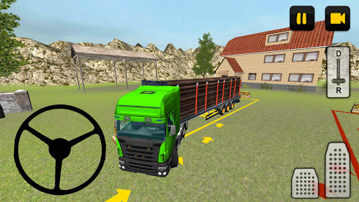 Log Truck Driver 3D - Gameplay image of android game