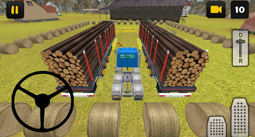 Log Truck Simulator 3D: Trailer Parking - عکس برنامه موبایلی اندروید