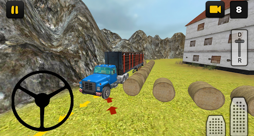 Log Truck Simulator 3D: Trailer Parking - عکس برنامه موبایلی اندروید