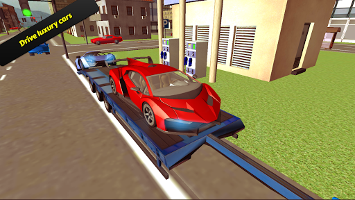 Luxury Car Transporter 3D - Gameplay image of android game