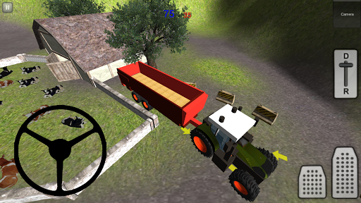 Tractor Simulator 3D: Harvest - Gameplay image of android game
