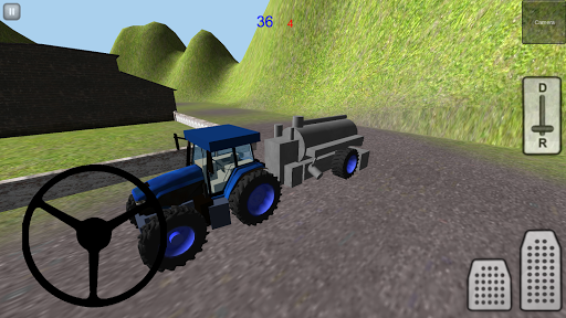 Tractor Simulator 3D: Slurry - Gameplay image of android game