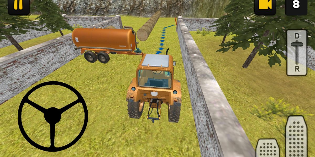 Tractor Simulator ۳D: Water Tr - عکس بازی موبایلی اندروید