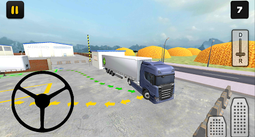 Truck Parking Simulator ۳D: Factory - عکس بازی موبایلی اندروید