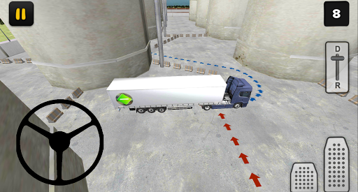 Truck Parking Simulator ۳D: Factory - عکس بازی موبایلی اندروید
