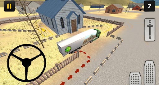 Truck Simulator 3D: City Delivery - Gameplay image of android game