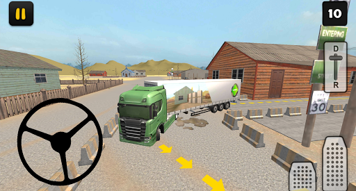 Truck Simulator 3D: City Delivery - Gameplay image of android game