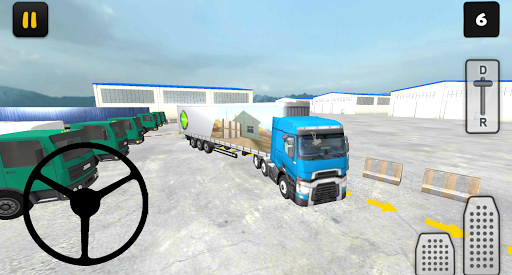 Truck Simulator 3D: Factory Parking - Gameplay image of android game