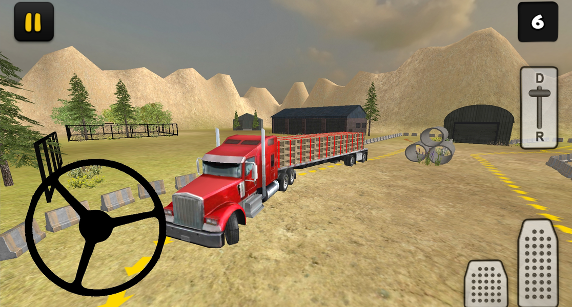 Truck Simulator 3D: Pallet Tra - عکس بازی موبایلی اندروید