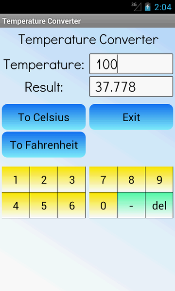Temperature Converter Pro - Image screenshot of android app