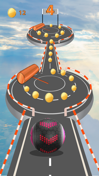 Crazy Slide Going Ball Rolling - عکس بازی موبایلی اندروید