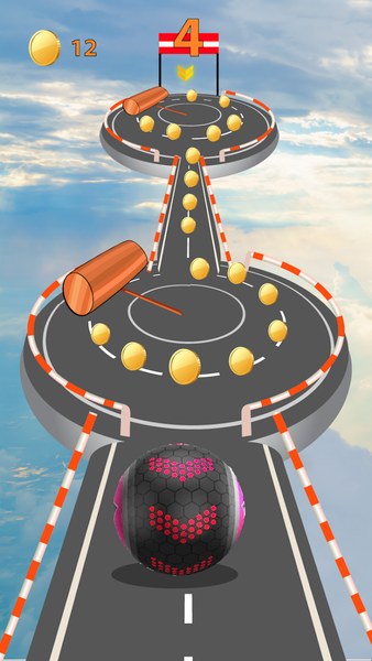 Crazy Slide Going Ball Rolling - عکس بازی موبایلی اندروید