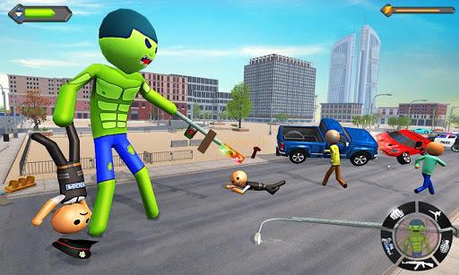 Stickman Bulky Hero City Smash - Image screenshot of android app