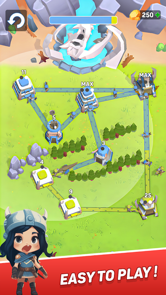 Tower War: Conquer the Empire - Gameplay image of android game