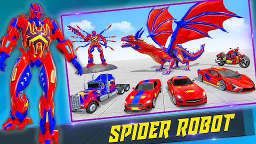 Spider Robot: Robot Car Games - Gameplay image of android game