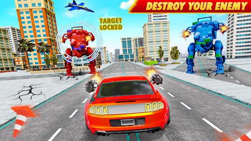 Wild Tiger Robot Car Game - Image screenshot of android app