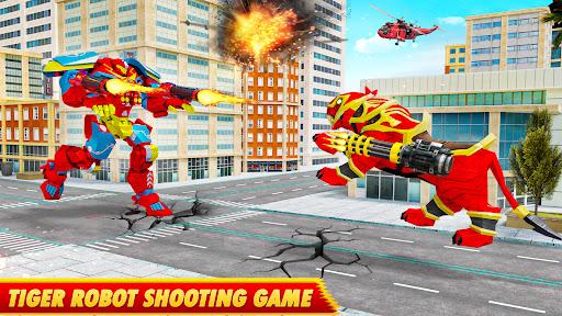 Wild Tiger Robot Car Game - Image screenshot of android app