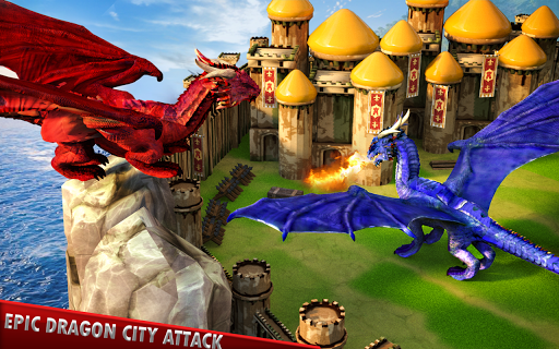 House Dragon Attack Simulator - Gameplay image of android game