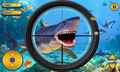 Underwater Fishing Shark Games - Image screenshot of android app