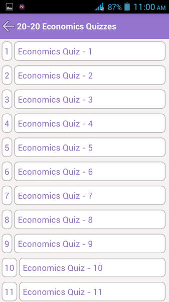 Economics Quiz - عکس برنامه موبایلی اندروید