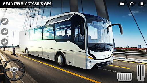 offroad Bus Simulator 3D Games - Gameplay image of android game