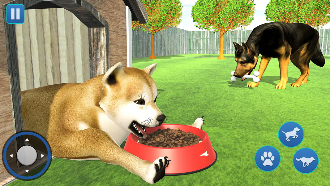 Dog Life Dog Simulator Games - Gameplay image of android game