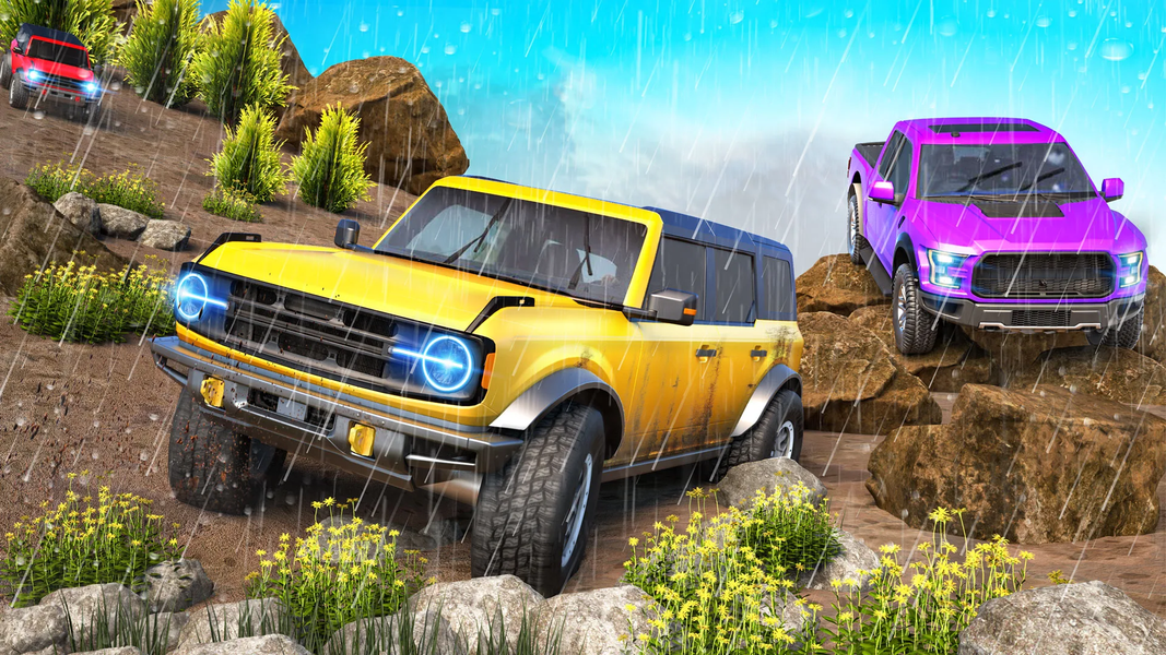 jeep games 4x4 off road car 3d - Gameplay image of android game
